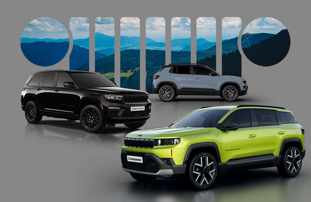 Колаж з автомобілями Jeep