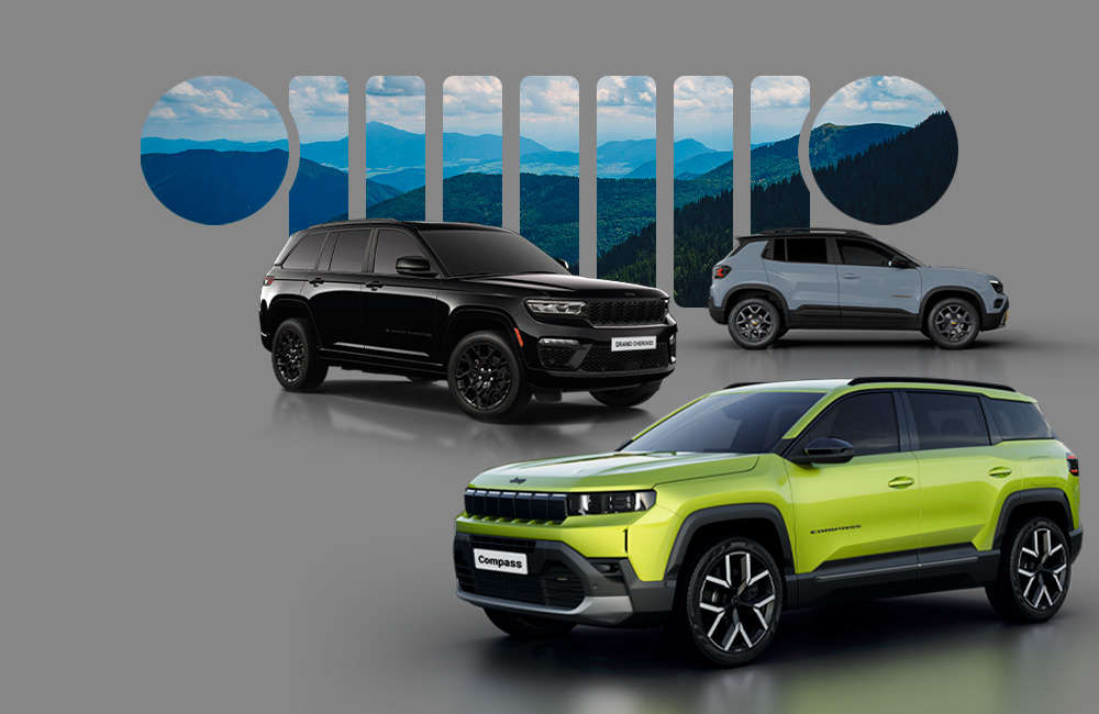 Колаж з автомобілями Jeep