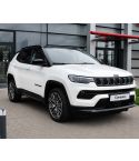 Jeep Compass Summit білий з чорним дахом вигляд спереду