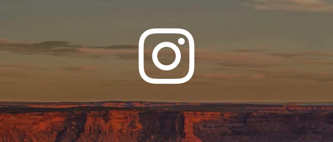 Знимок неба з логотипом Instagram