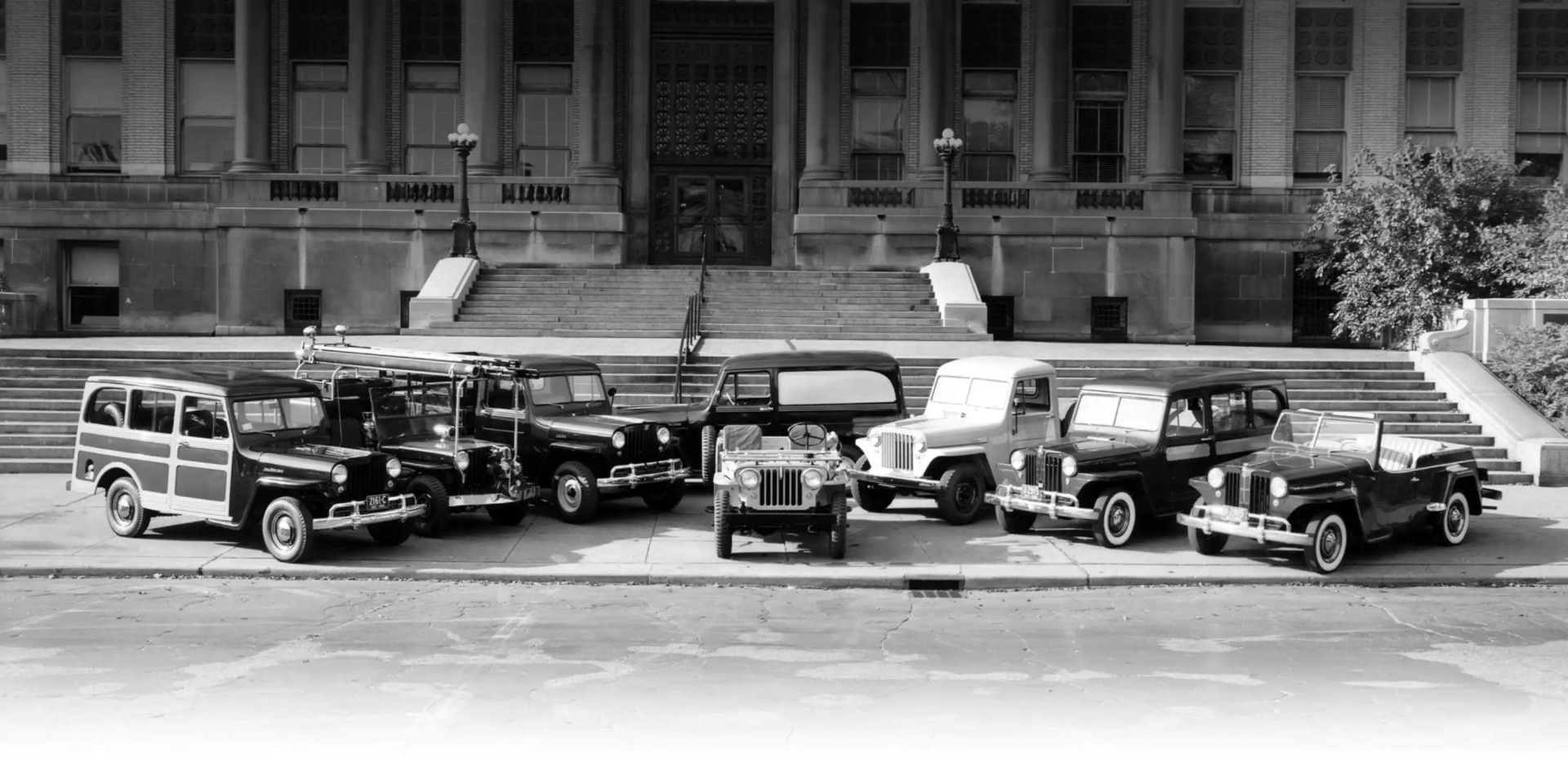 Модельний ряд Jeep у далекі часи